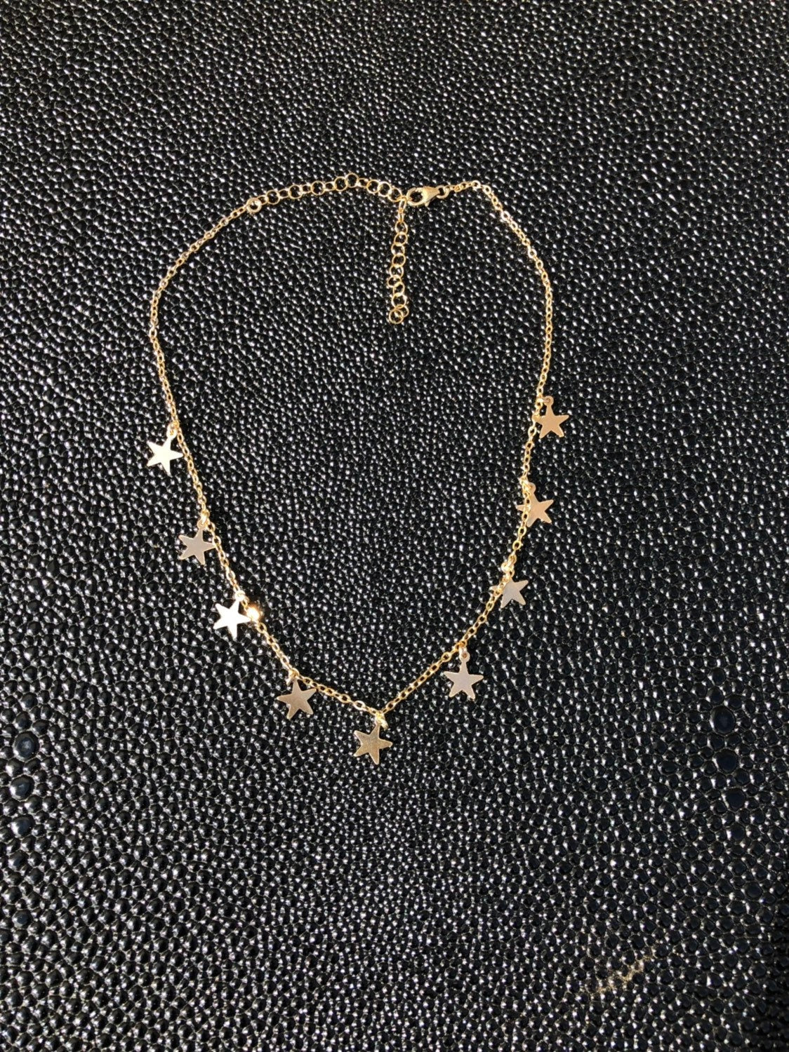 Star charm choker necklace