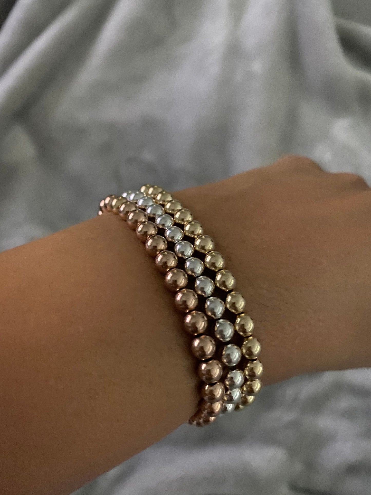 5mm hand made beaded bracelets