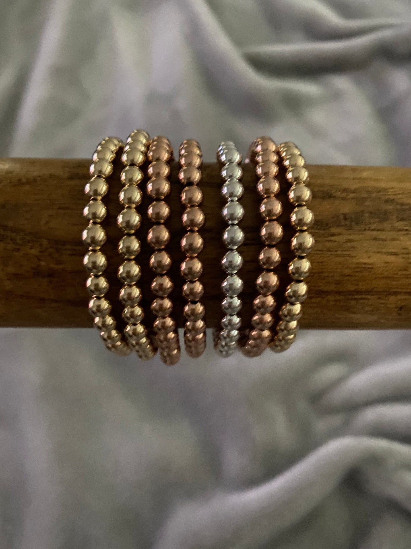 5mm hand made beaded bracelets