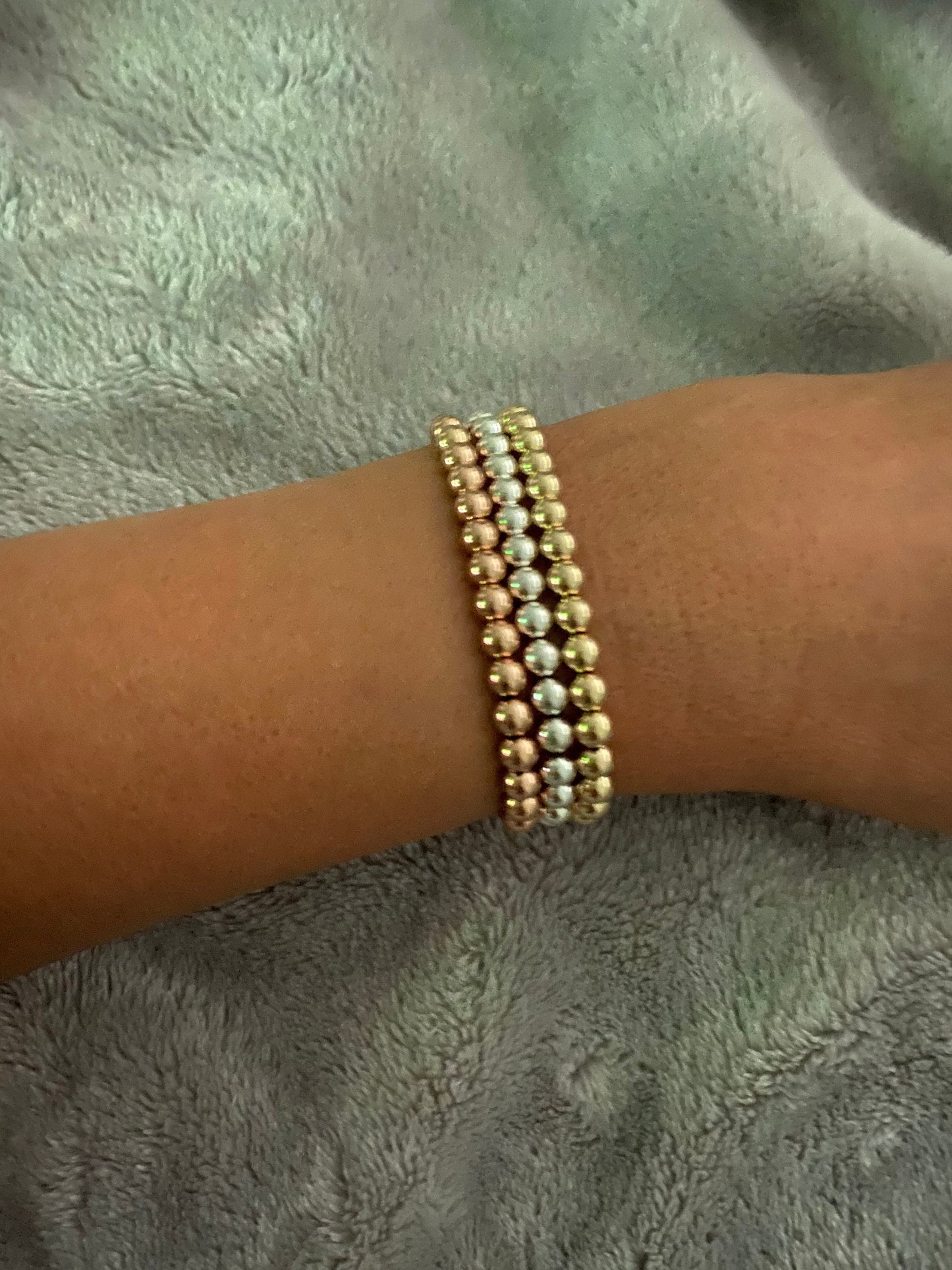 5mm hand made beaded bracelets