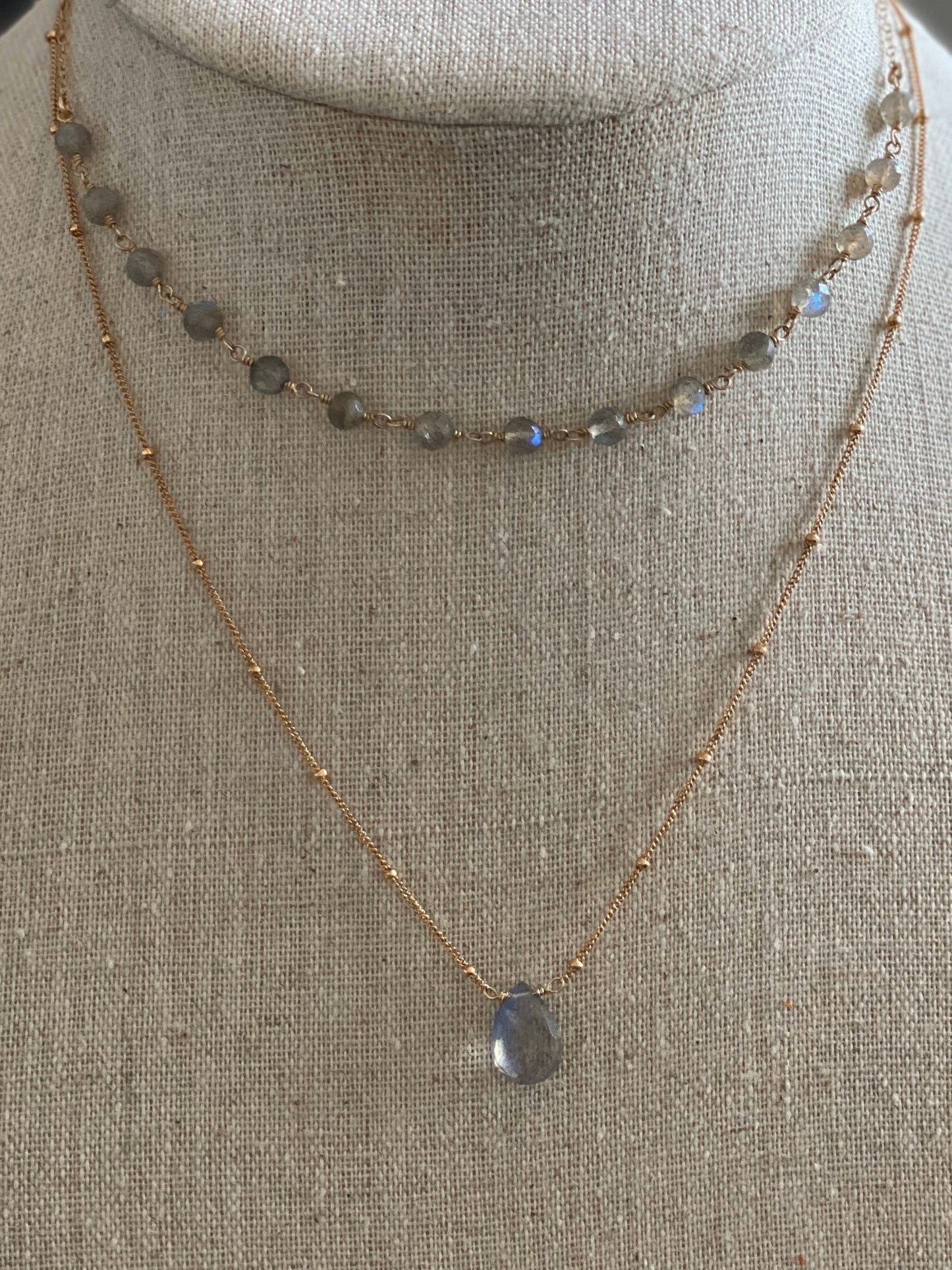 Labradorite pendant necklace
