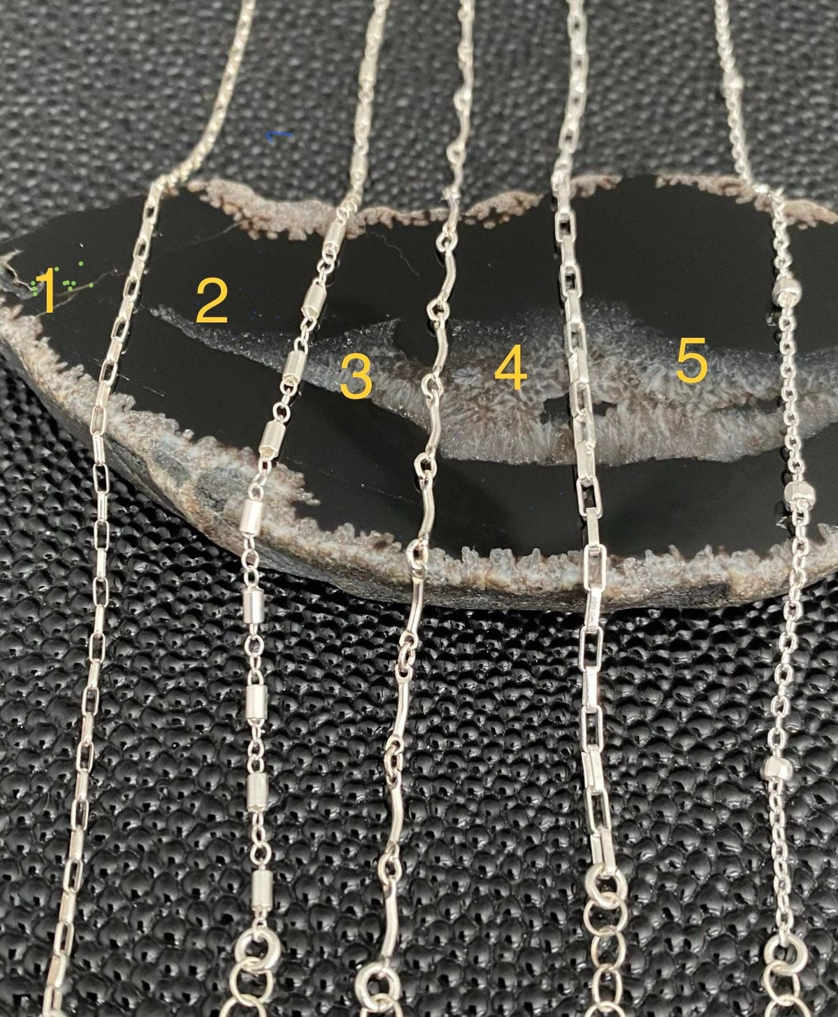 Link chain anklets- Gold filled or Sterling silver