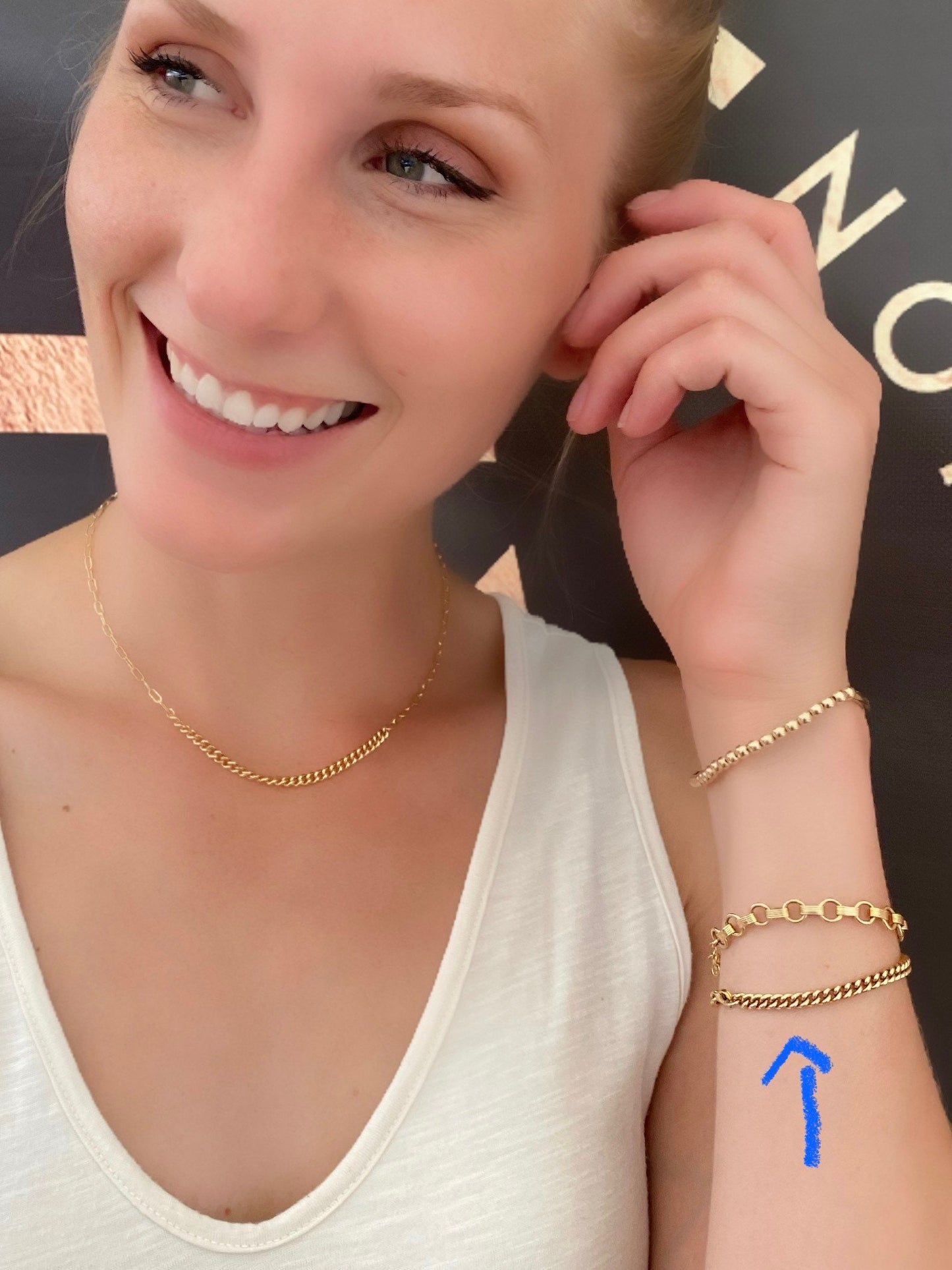 Curb link bracelet- Gold filled or Sterling silver