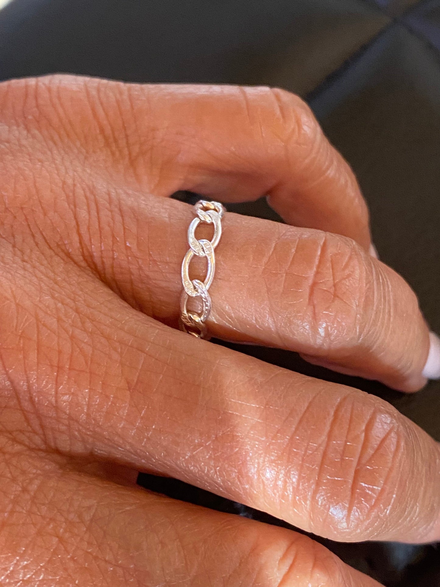Curb chain ring
