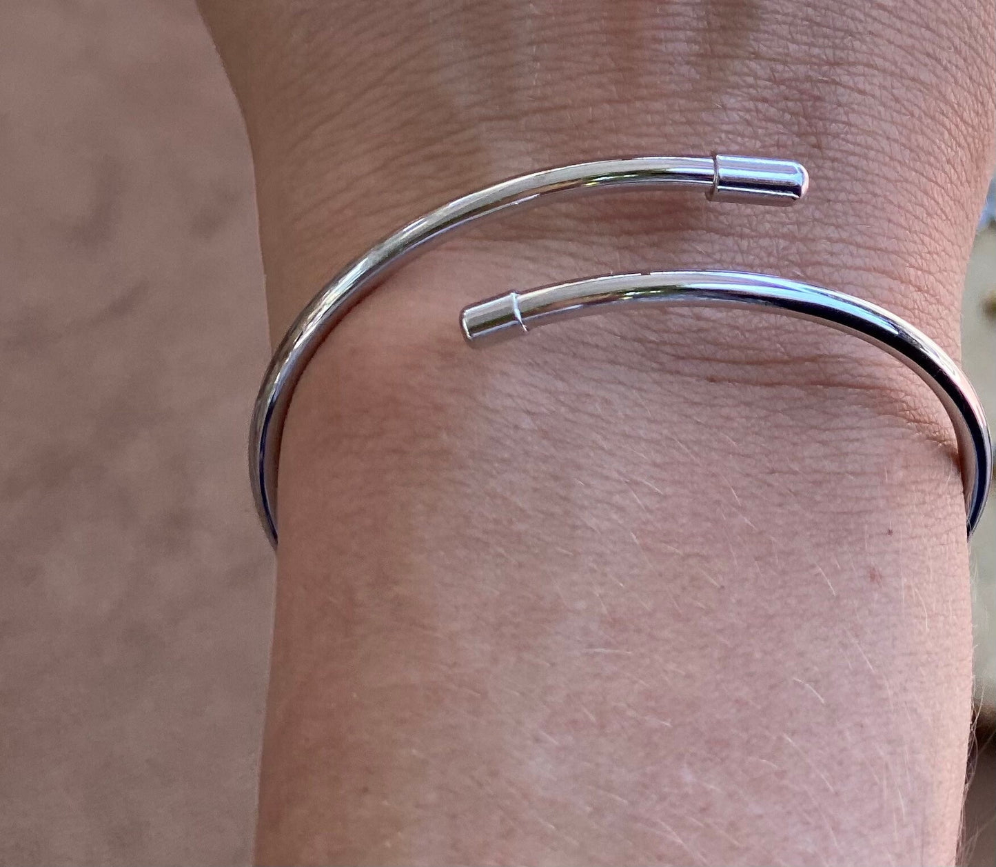 Sterling silver bangle