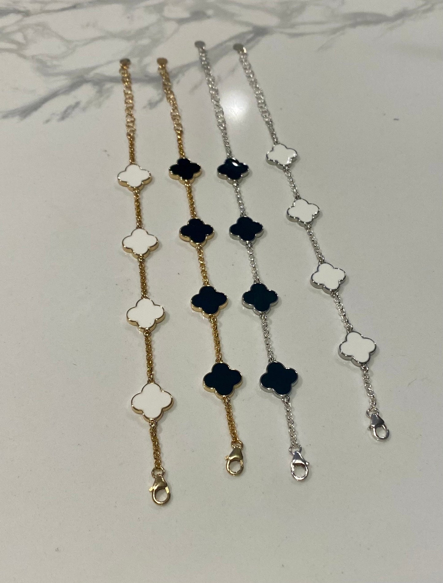 4 Clover link bracelet
