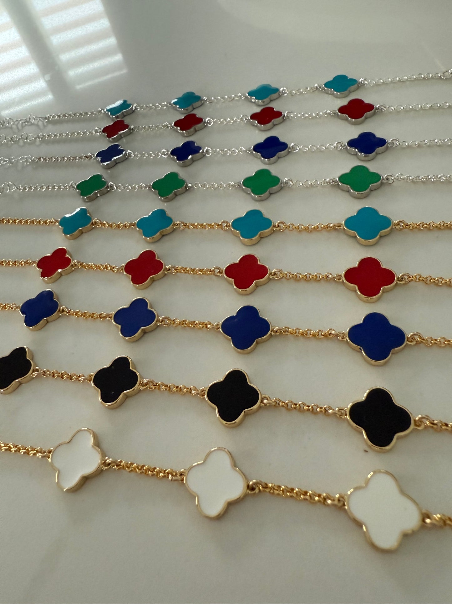 4 Clover link bracelet