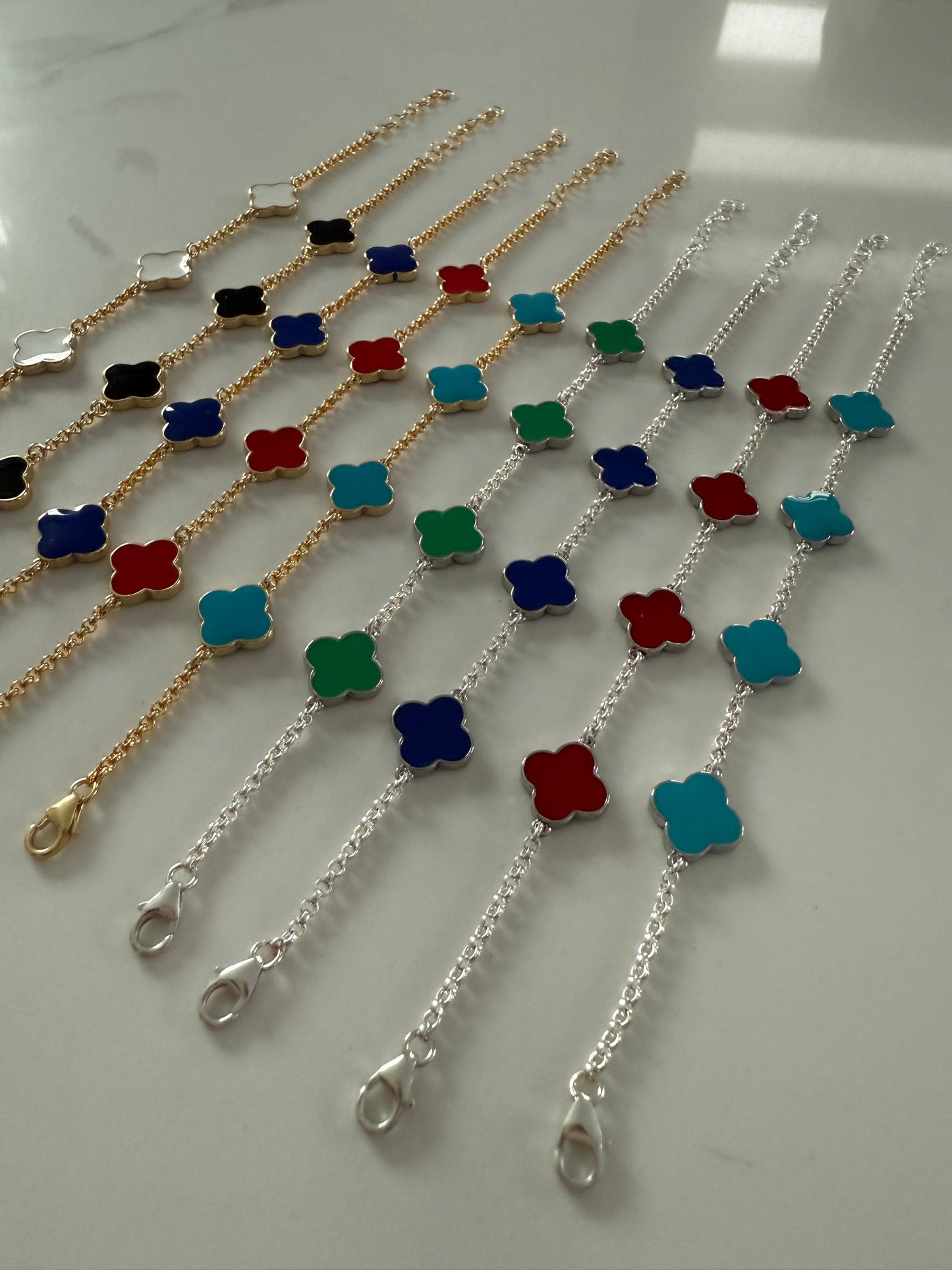 4 Clover link bracelet