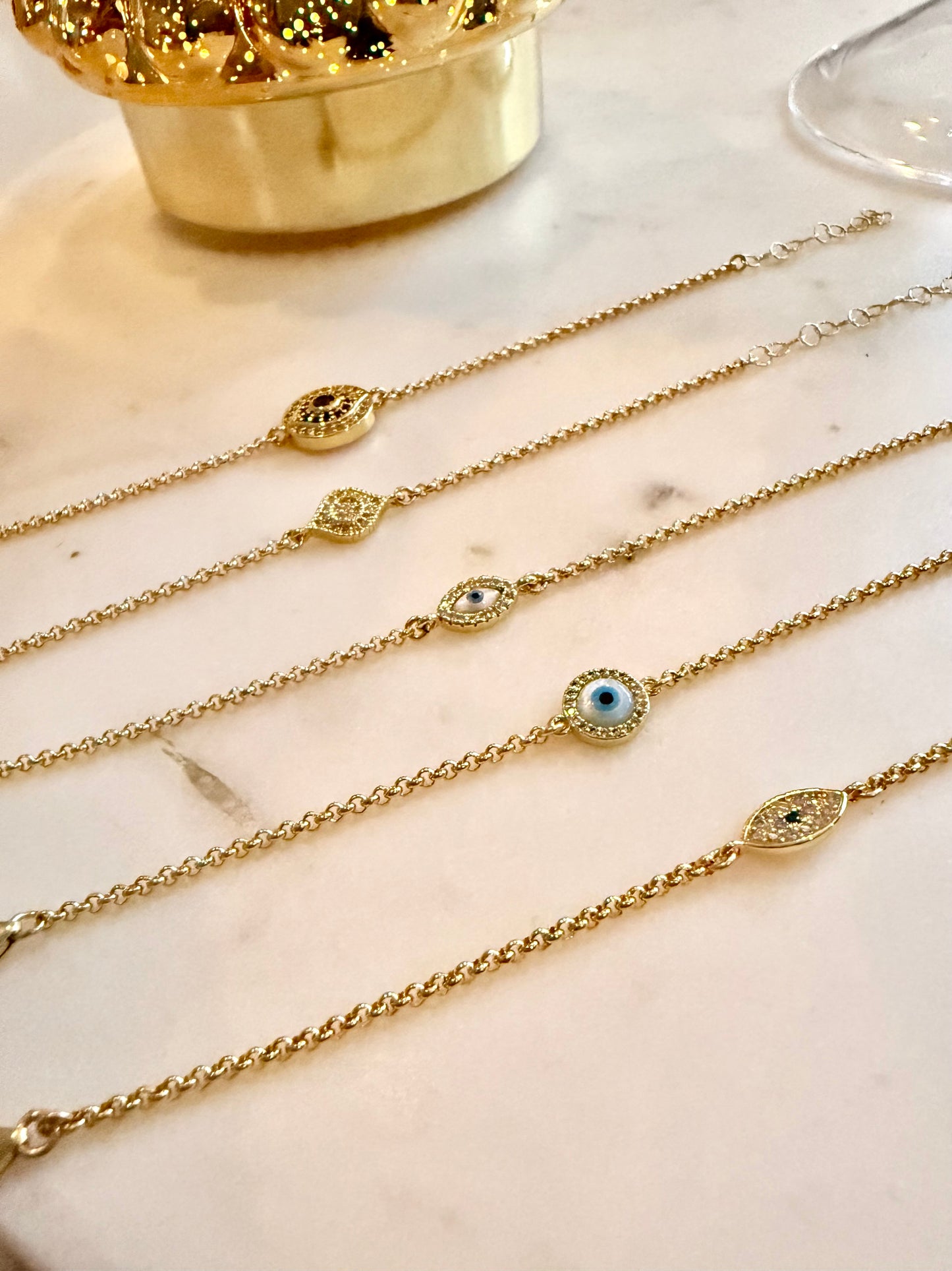 Evil eye bracelet