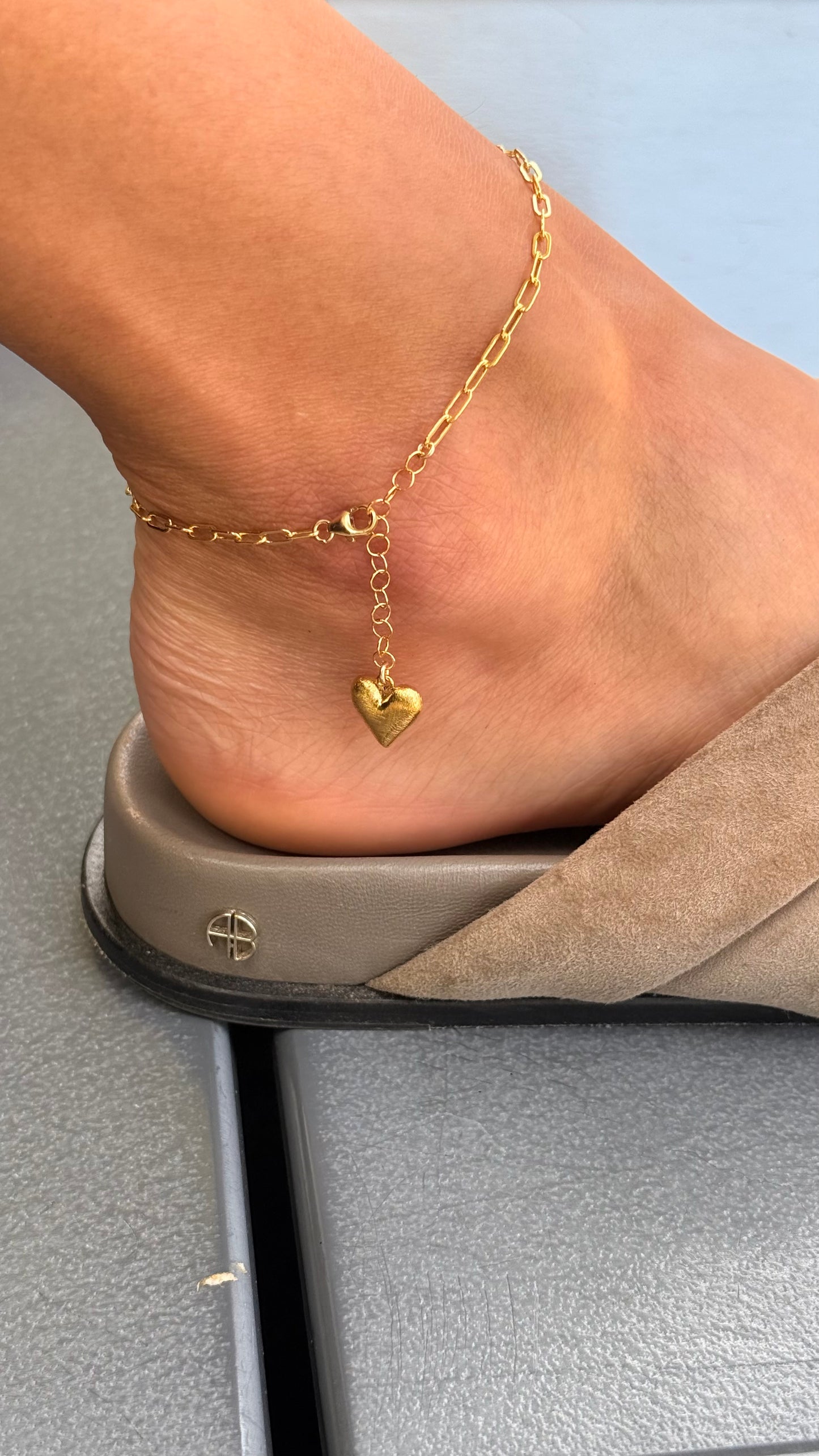 Anklet: Sterling silver or 14k gold filled, various styles