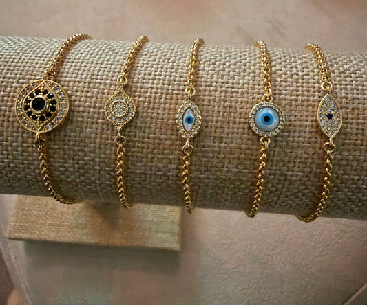 Evil eye bracelet