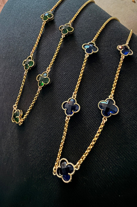 5 clover adjustable choker