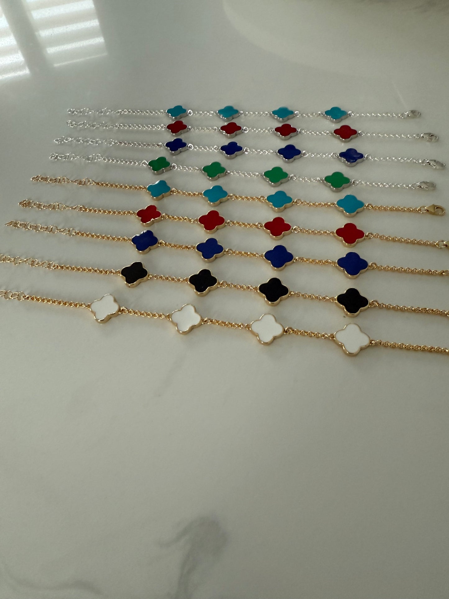 4 Clover link bracelet