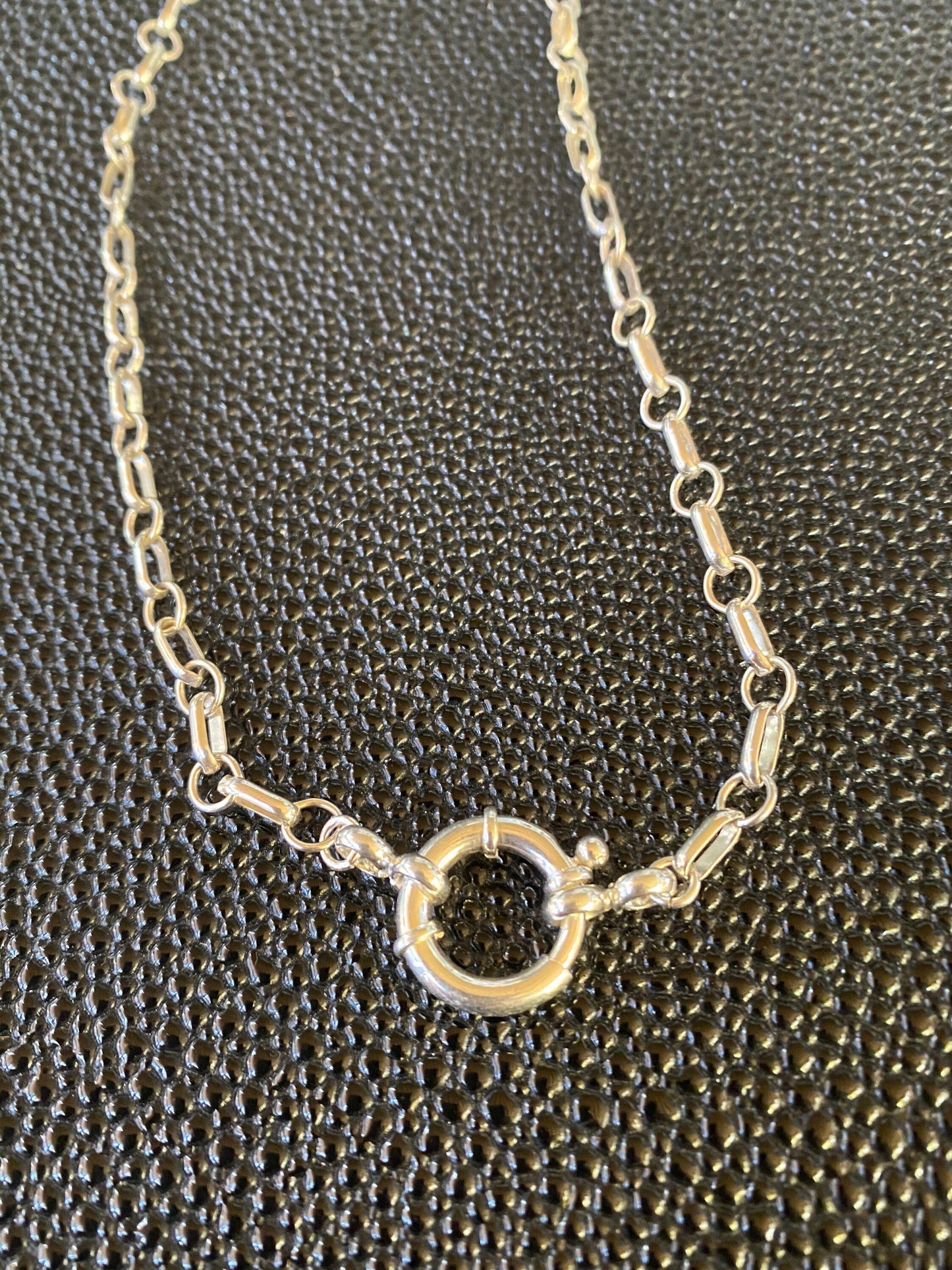 Sterling silver or gold filled link chain necklace